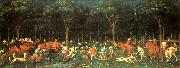 UCCELLO, Paolo The Hunt in the Forest aer Germany oil painting reproduction